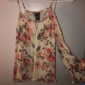 floral blouse from Macy’s
